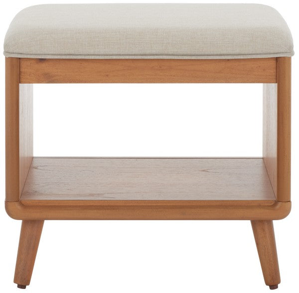 SOLO OPEN SHELF BENCH W/ CUSHION