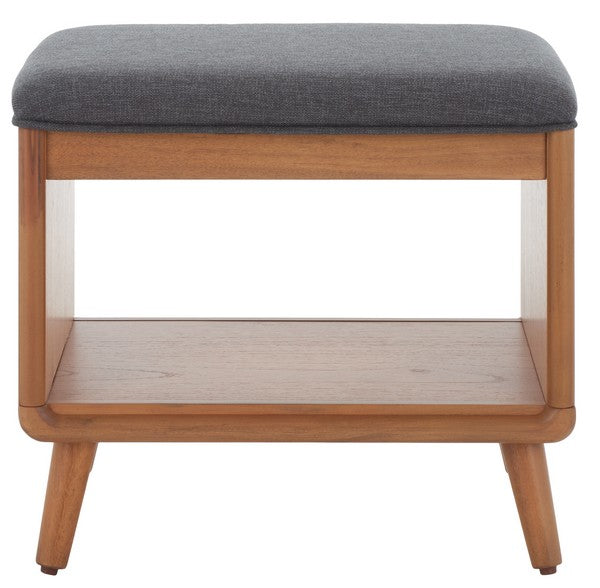 SOLO OPEN SHELF BENCH W/ CUSHION