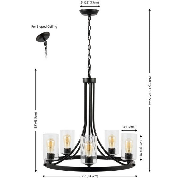 EMERSYN 5LT 25 INCH CHANDELIER