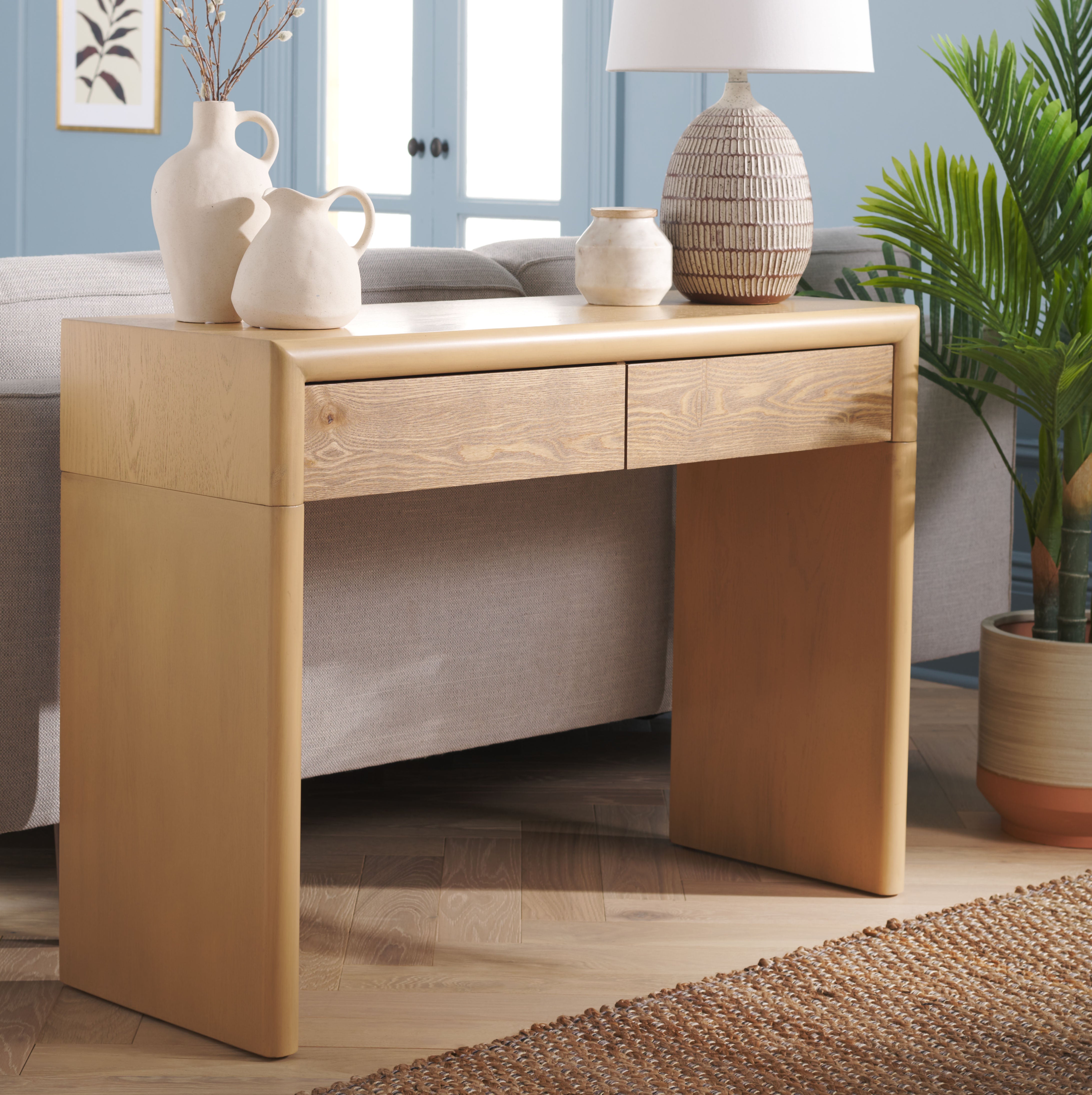 RUNE CONSOLE TABLE W/ DRAWERS