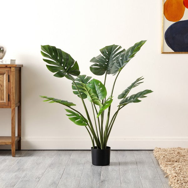 FAUX MONSTERA 43" POTTED TREE