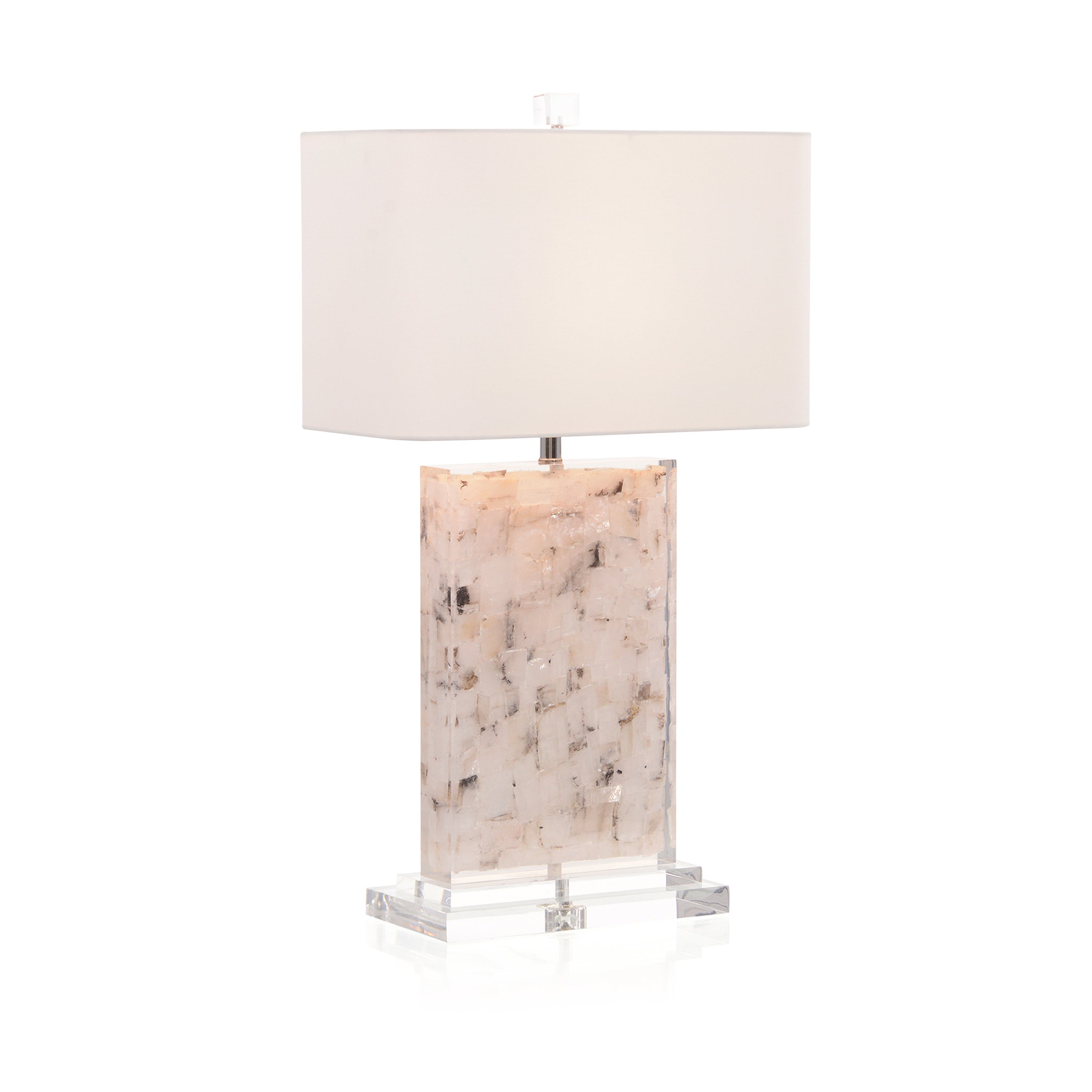 Suspended Calcite Table Lamp