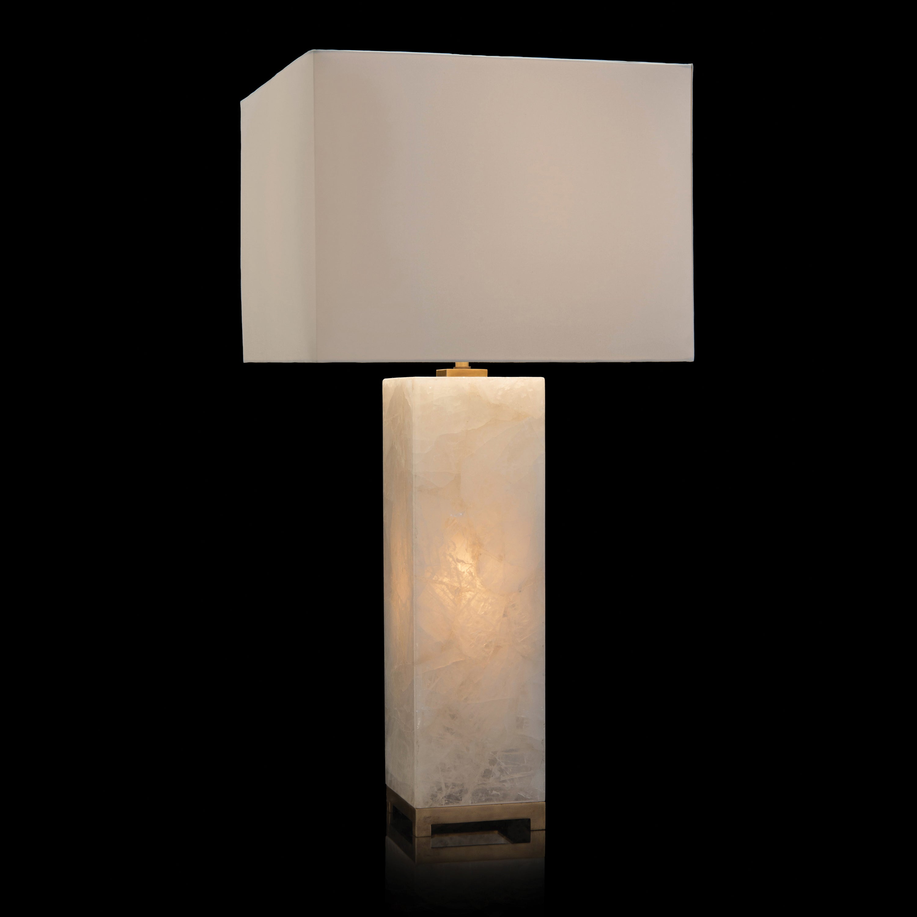 Illuminated Calcite Table Lamp