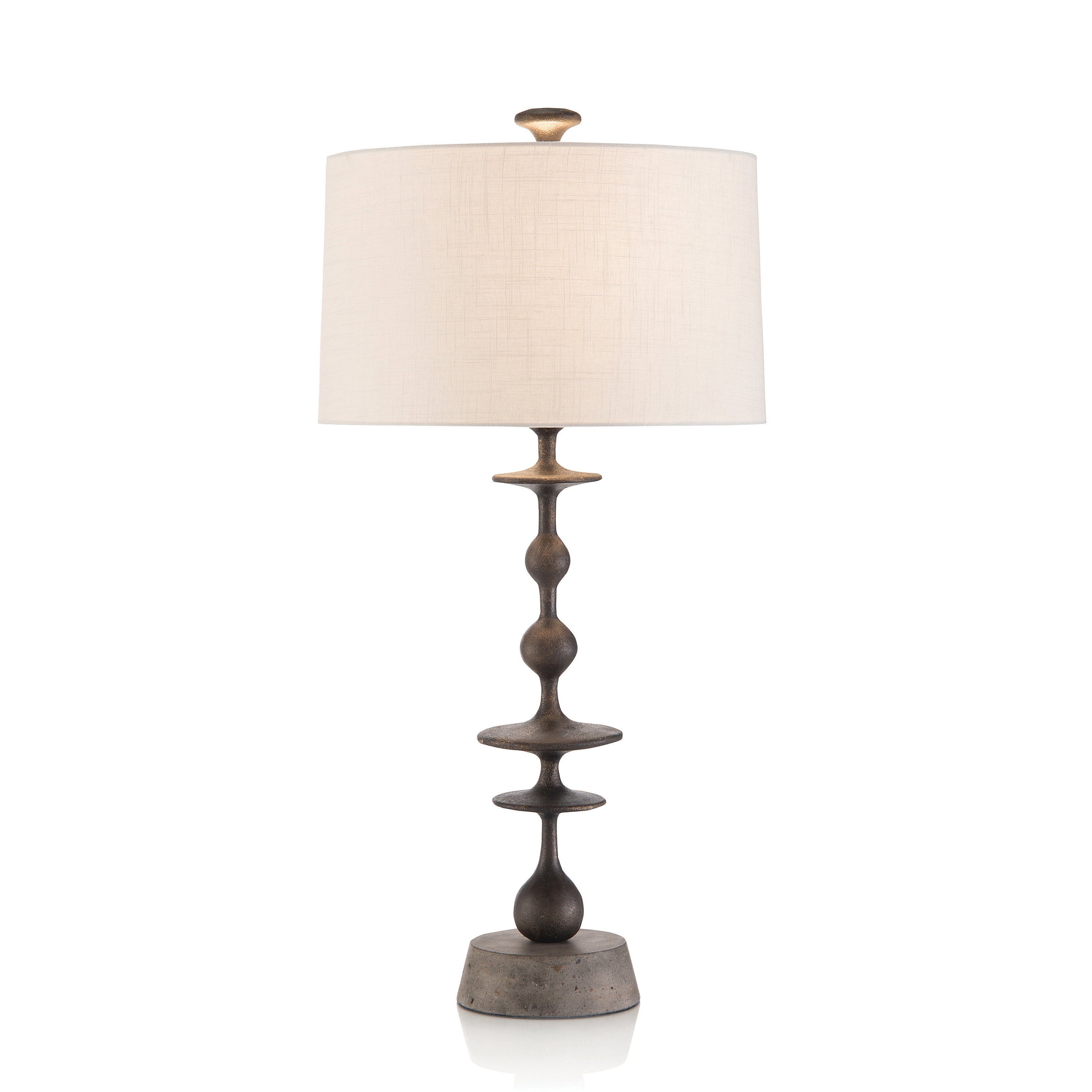 Matte Black Baluster Table Lamp