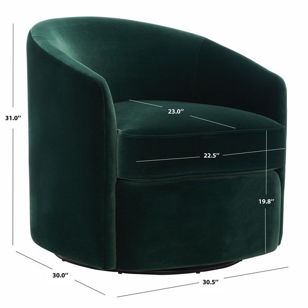 LESLEY SWIVEL BARREL CHAIR