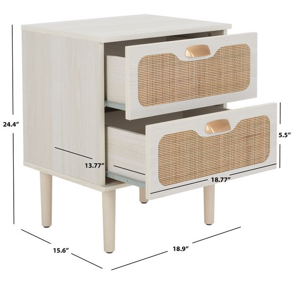 IRELIA 2 DRAWER NIGHTSTAND