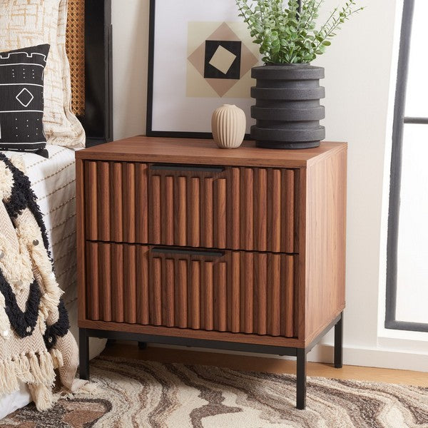 LYLIA 2 DRAWER NIGHTSTAND