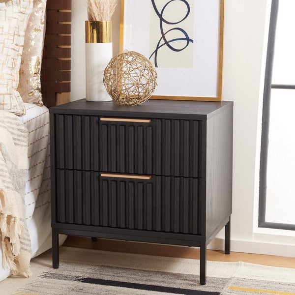 LYLIA 2 DRAWER NIGHTSTAND