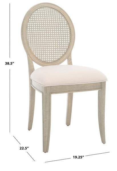 KARLEE RATTAN BACK DINING CHAIR