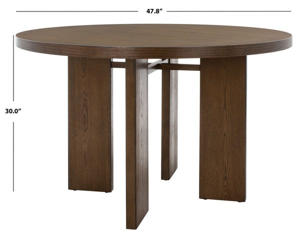 CALAMARIA ROUND WOOD DINING TABLE