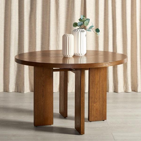 CALAMARIA ROUND WOOD DINING TABLE