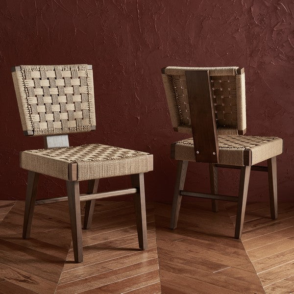 SUSANNE WOVEN DINING CHAIR (SET OF 2)