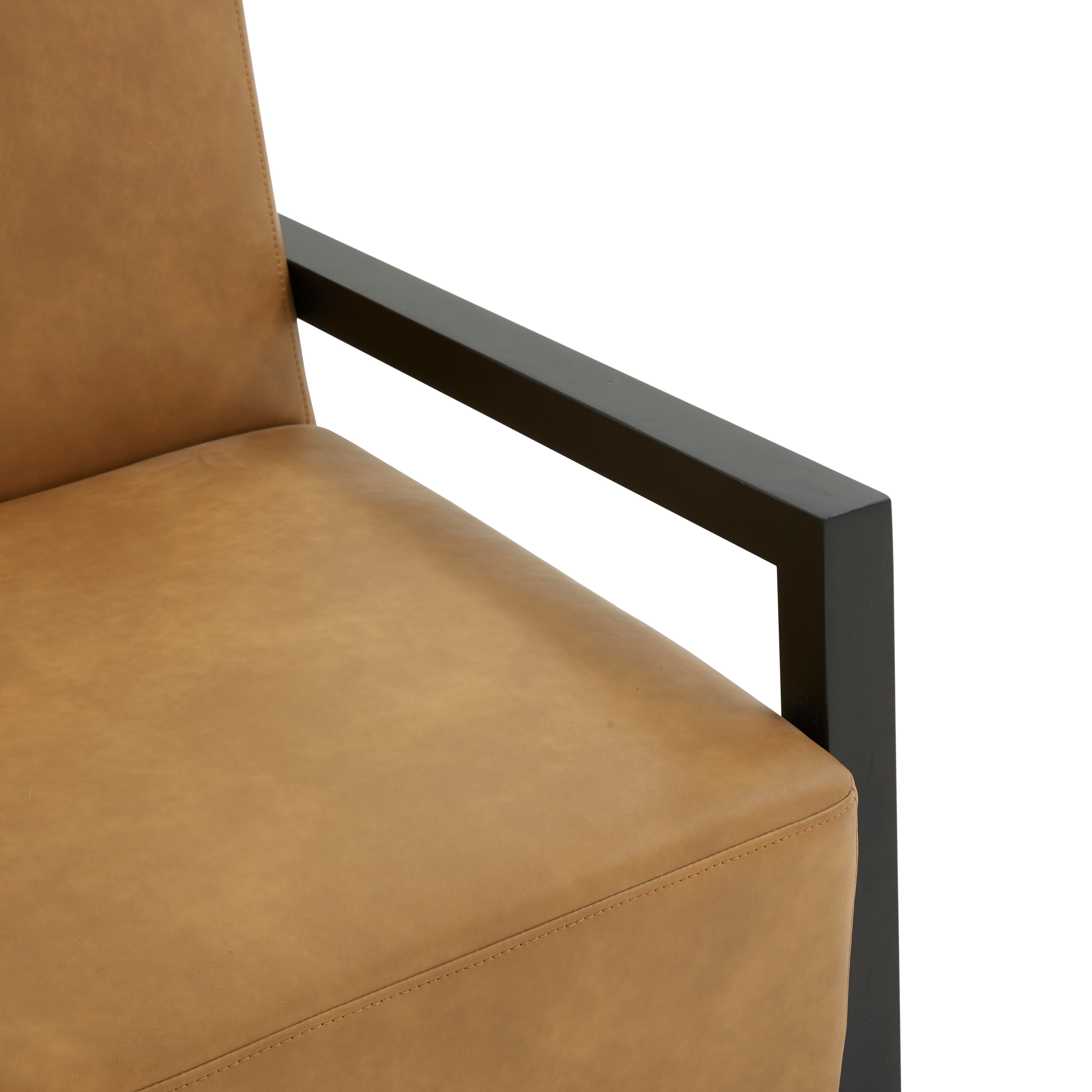 ROSELLE VEGAN LEATHER ACENT CHAIR