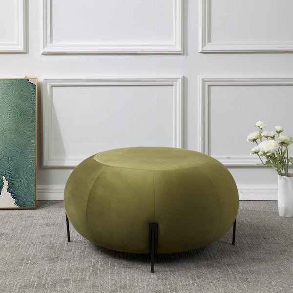 WINTERROSE ROUND OTTOMAN