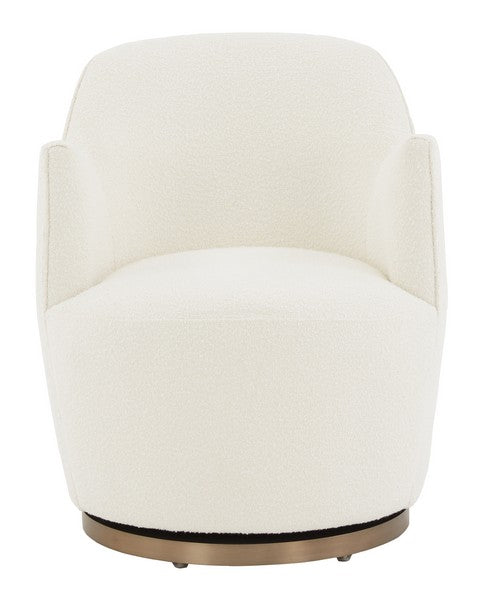 CHRISTIAN BOUCLE SWIVEL ACCENT CHAIR