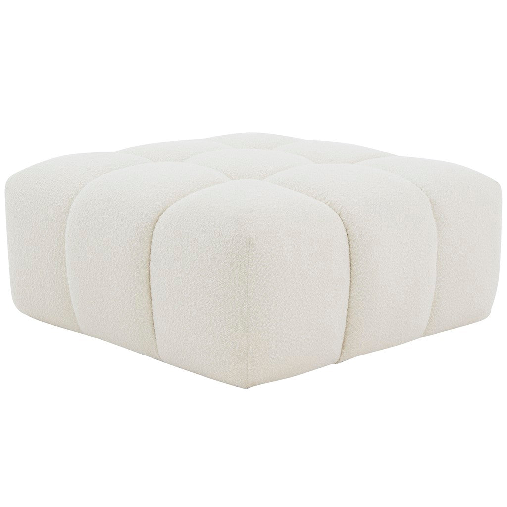 PETRYNA BOUCLE TUFTED OTTOMAN