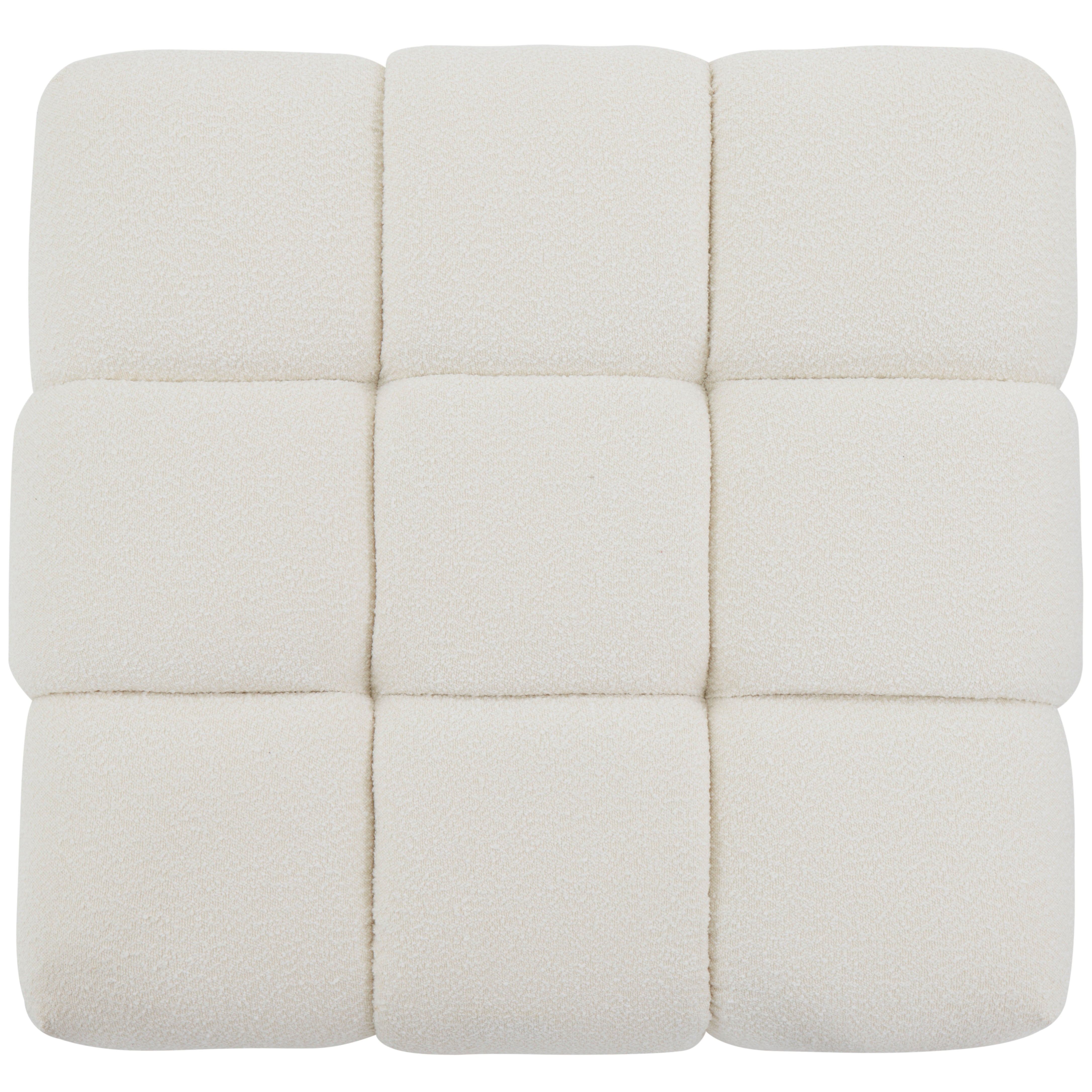 PETRYNA BOUCLE TUFTED OTTOMAN