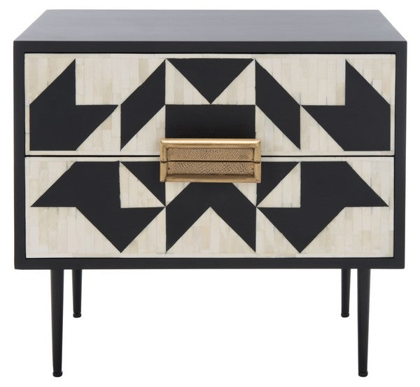 KIMORI 2 DRAWER NIGHTSTAND