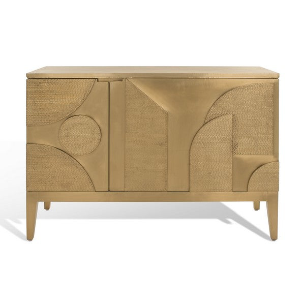 DORIELLE BRASS COVERED SIDEBOARD