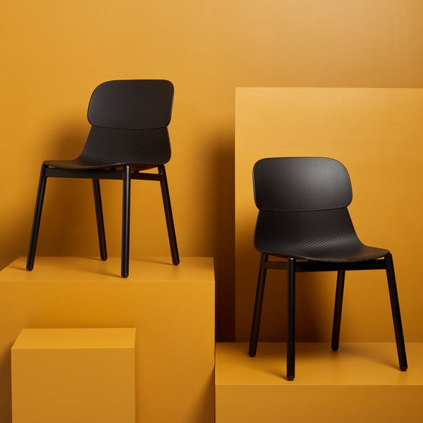 ABBIE MOLDED PLASTIC DINING CHAIR