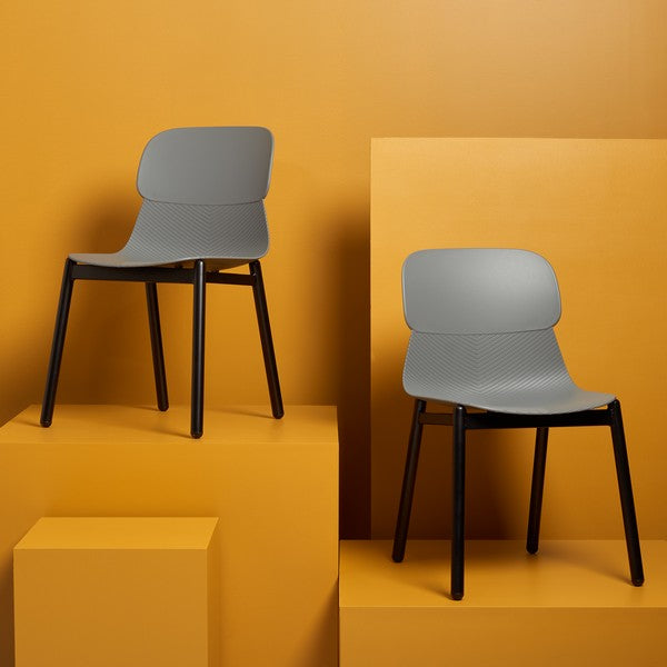 ABBIE MOLDED PLASTIC DINING CHAIR