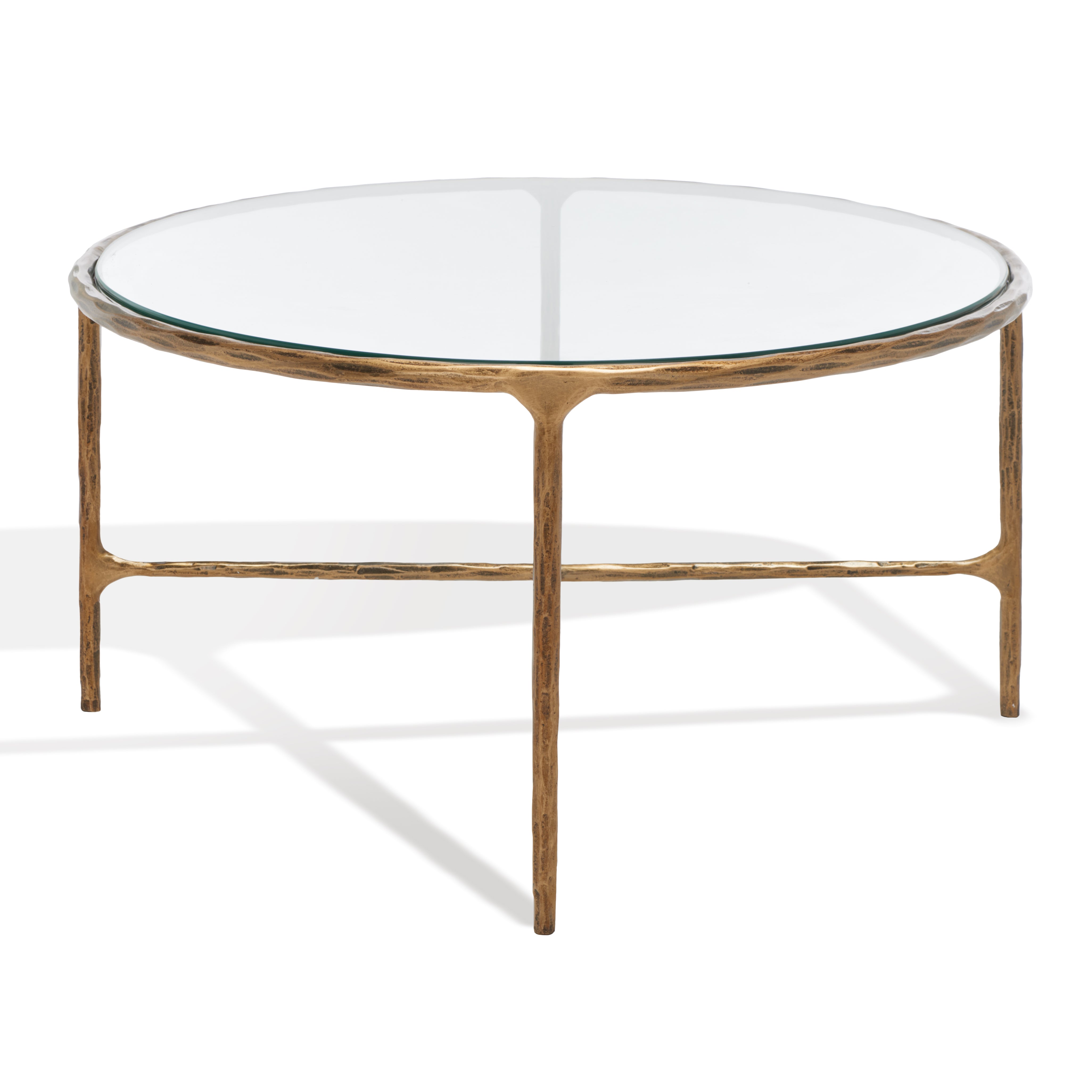 JESSA OVAL METAL COFFEE TABLE