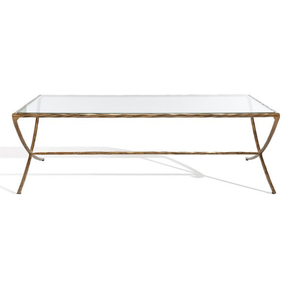 DEBBIE RECTANGLE METAL COFFEE TABLE