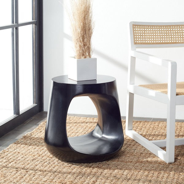 VIKKI CONCRETE ACCENT STOOL