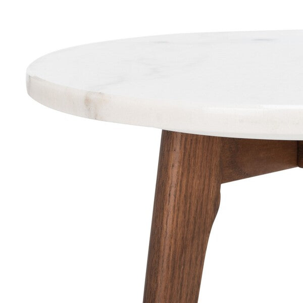 MARINI ROUND MARBLE END TABLE