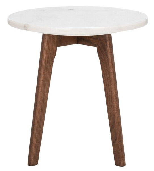 MARINI ROUND MARBLE END TABLE