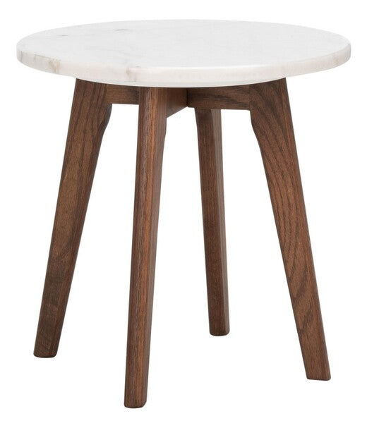 MARINI ROUND MARBLE END TABLE