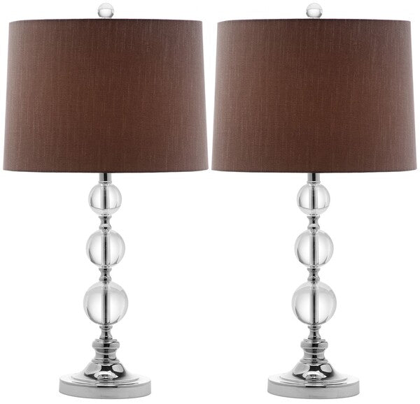 KEEVA 26 INCH H CRYSTAL BALL LAMP (SET OF 2)