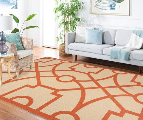 MARTHA STEWART 4121 FRETWORK RUG