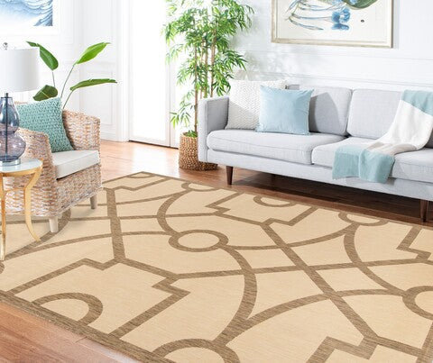 MARTHA STEWART 4121 FRETWORK RUG