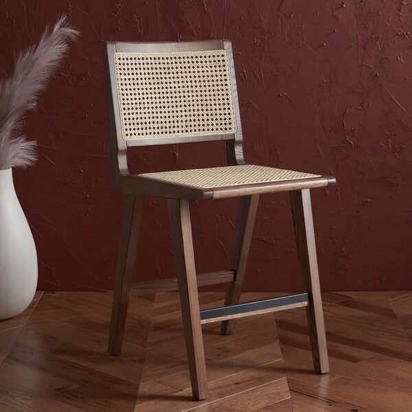 HATTIE FRENCH CANE COUNTER STOOL