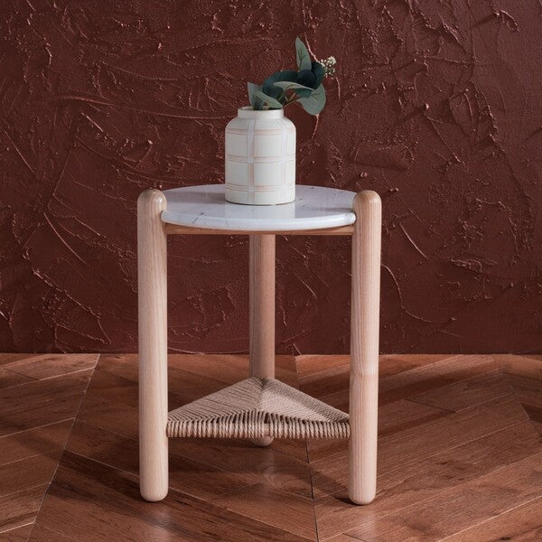 MACIANNA WOVEN SHELF ACCENT TABLE