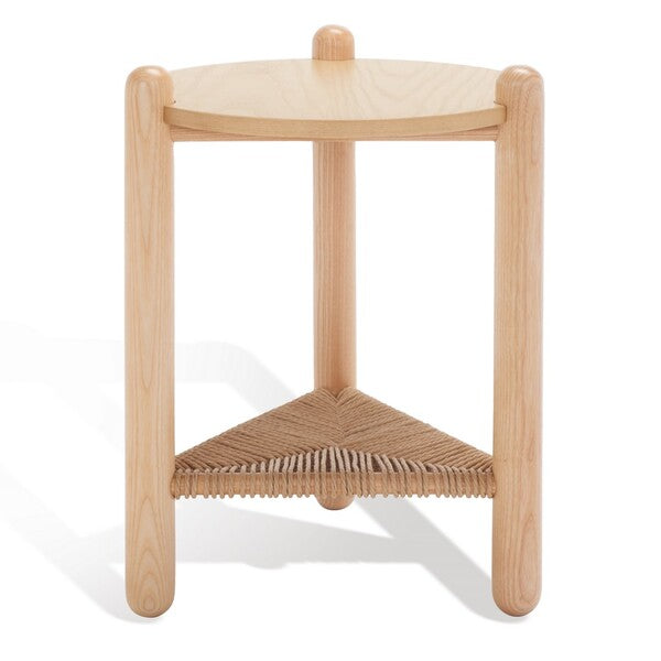 MACIANNA WOVEN SHELF ACCENT TABLE