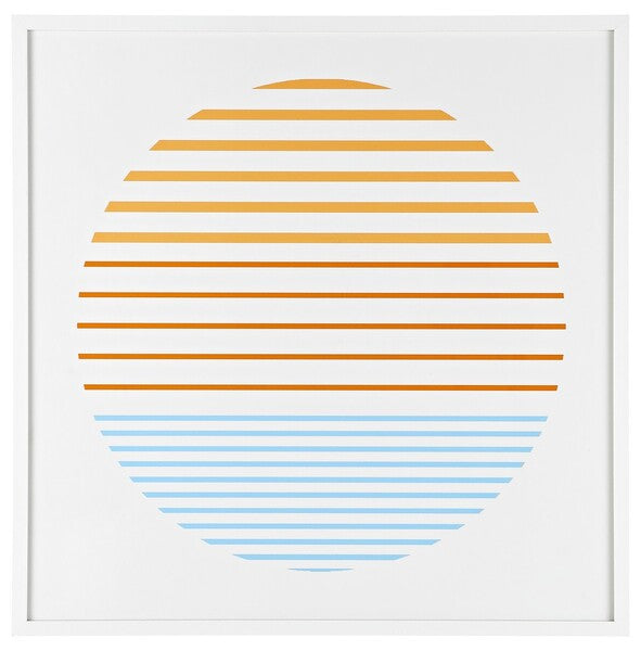 LINEAR HORIZON FRAMED WALL ART