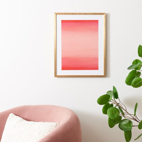 LEGALLY PINK, 16 x 20 INCH, HOT PINK/BLUSH, FRAMED WALL ART